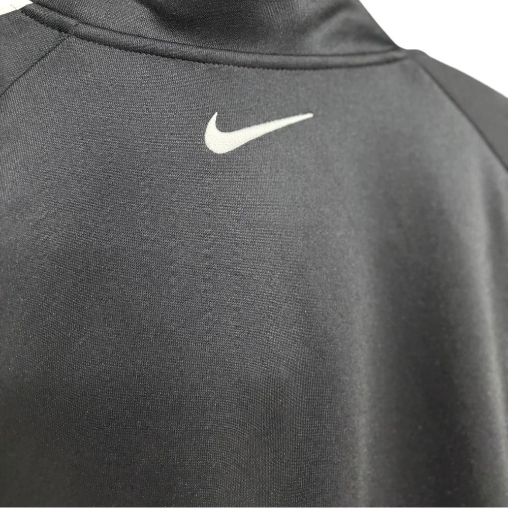 Nike Black Jacket With White Piping Sports Wear Jacket I Size: XL